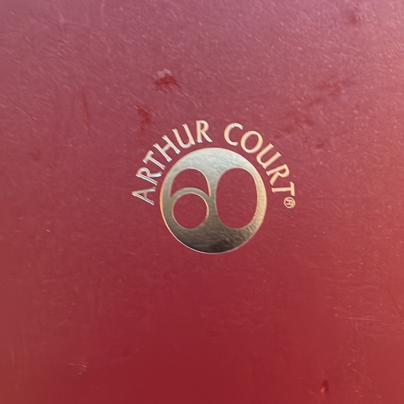 ARTHUR COURT Cheese Servers (2) Grape Pattern New in Box - Picture 8 of 8